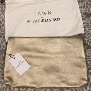 Jilly Box Fawn Design foldover clutch